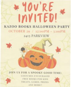 Halloween Party @ Kazoo Books